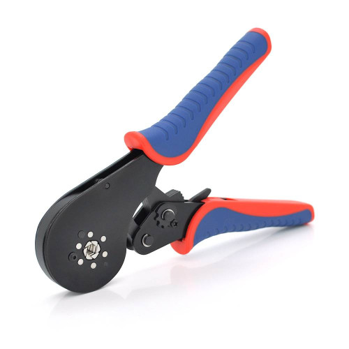 Крімпер CINLINELE HCS8 16-6 для обтиску кабельного накінечника, 0.08-16mm2, Blue-red