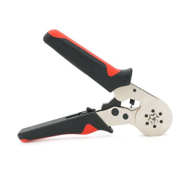 Крімпер CI-6-10S для обтиску кабельного накінечника, 0.25-6mm2, Black-red