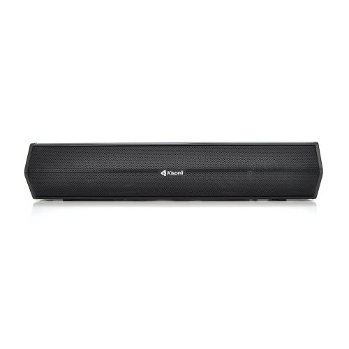 Колонки 2.0 Kisonli i-620, для ПК і ноутбука, USB + 3.5mm, 2x3W, 20Hz- 20KHz,210х70х65, Black, BOX, Q40