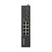 8-портовий некерований POE комутатор Hikvision DS-3T0510HP-E/HS, 6x (100Мбіт/с)PoE + 2x(100Мбіт/с) Hi-PoE +2x SFP (1000Мбіт/с)