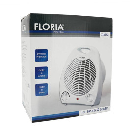 Тепловентилятор FLORIA ZLN6188, 3 режими Cold air/1000Вт/2000Вт, Box