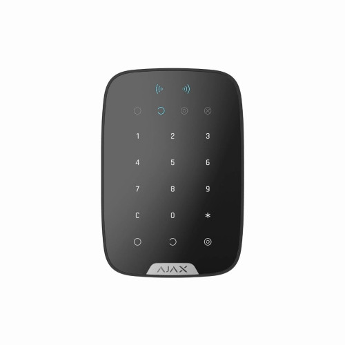 Бездротова сенсорна клавіатура з RFID-зчитувач і підтримкою Bluetooth Ajax KeyPad Plus black