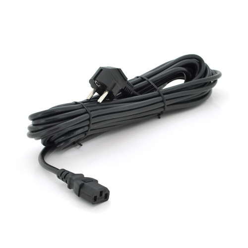 Кабель живлення Ritar PC-186 CEE7/17-C13, 10.0m, 0.75mm, 3 pin (евровилка), Black, OEM