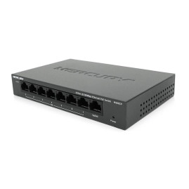 Комутатор POE Mercury MS08CP з 7 портами POE + 1 порт UP-Link 100Мбіт, БП в комплекті, Q18
