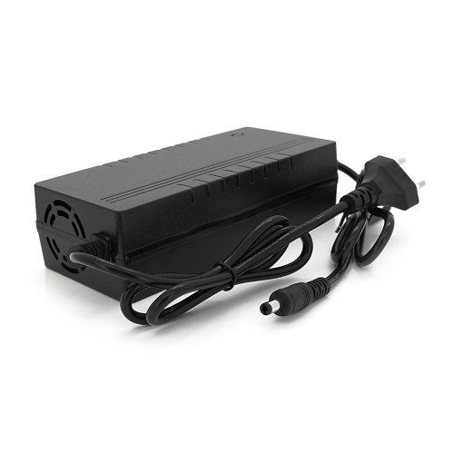Зарядний пристрій для акумуляторів LiFePo4 36V(43.8V),12S,3A,штекер 5.5*2.5,з індикацією,BOX