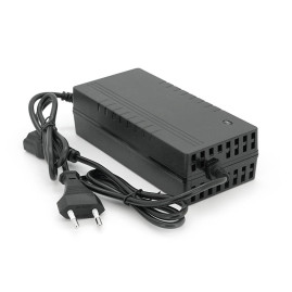 Зарядний пристрій Jinyi для акумуляторів Li-ion 48V2A(54,6V),13S,штекер Triangle plug (T-tipe/IEC/C13 N+L-),з індикацією,BOX