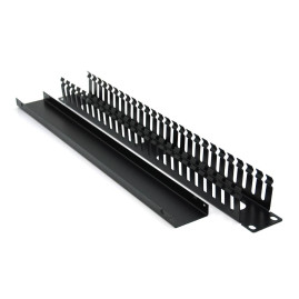 Кабельний органайзер з кришкою, 19", корпус-метал, 1U/24Port, Q70