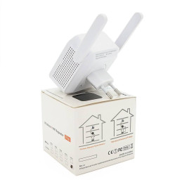 Підсилювач WiFi сигналу з 2-ма вбудованими антенами LV-WR35, живлення 220V, 300Mbps, IEEE 802.11b/g/n, 2.4-2.4835GHz, BOX