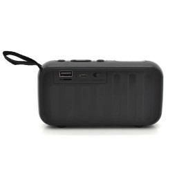 Bluetooth колонка Denmen DR08, 3W, USB, корпус паласмас, Black, BOX