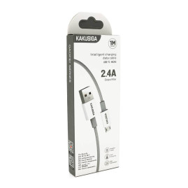 Кабель iKAKU KSC-723 GAOFEI smart charging cable for micro, Gray, довжина 1м, 2.4A, BOX