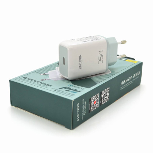 СЗУ KAKUSIGA KSC-812 Zhengda Series, AC100-240V, PD25W, White, Box