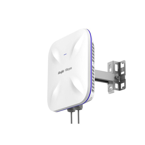Зовнішня дводіапазонна Wi-Fi 6 точка доступу Ruijie Reyee RG-RAP6260(G), 1х1000 PoE IN/1х1000 Base-X SFP, 298 х 298 х 65 мм