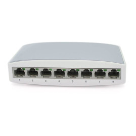 Комутатор Gigabit Ethernet ONV-H3008S у пластиковому корпусі, 8*1000Мб портів, 5В 1Ач, 140х78х32
