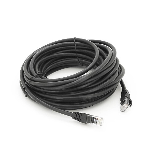 Патч-корд литий RITAR, UTP, RJ45, Cat.6, 10m, чорний, Cu (мідь) Q100