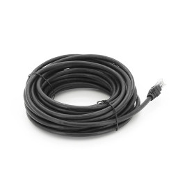 Патч-корд литий RITAR, UTP, RJ45, Cat.6, 10m, чорний, Cu (мідь) Q100