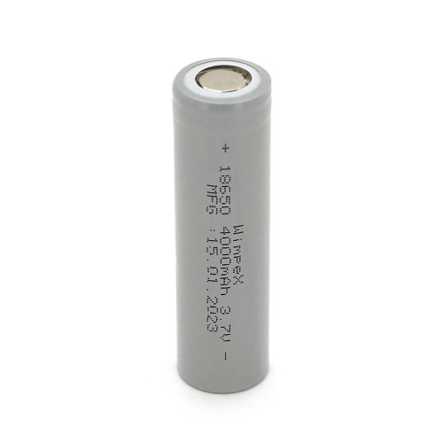 Акумулятор WMP-4000 18650 Li-Ion Flat Top, 2400mAh, 3.7V, Gray