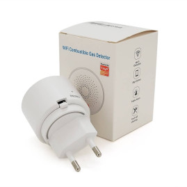 Автономний WiFi датчик диму з сиреною YOSO Dsmoke WIFI-02 TUYA живлення ААА 2 шт.