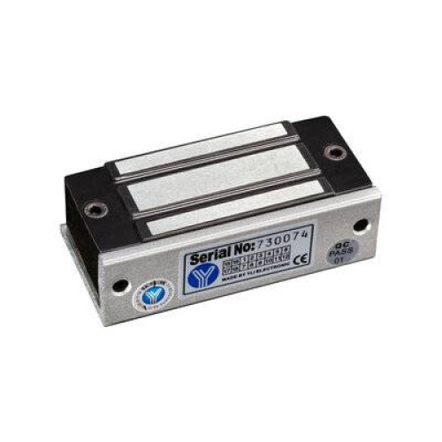 Електромагнітний замок Yli Electronic YM-60N накладний, сила утримання 60 кг, 80 х 36.5 х 24.1 мм