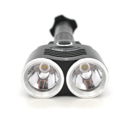 Ліхтар підствольний Bailong BL-Q2822, 2LED Cree XML-T6, 6W, кабель з кнопкою, 2х18650/8800mah, Black, IP56, СЗУ+АЗУ, 206х65х32х26мм, BOX