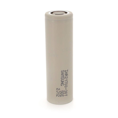 Акумулятор Li-Ion 21700 Samsung INR21700 (30T), 3000mAh, 7.2(14.4)A, 4.2/3.69/2.5V, Gray