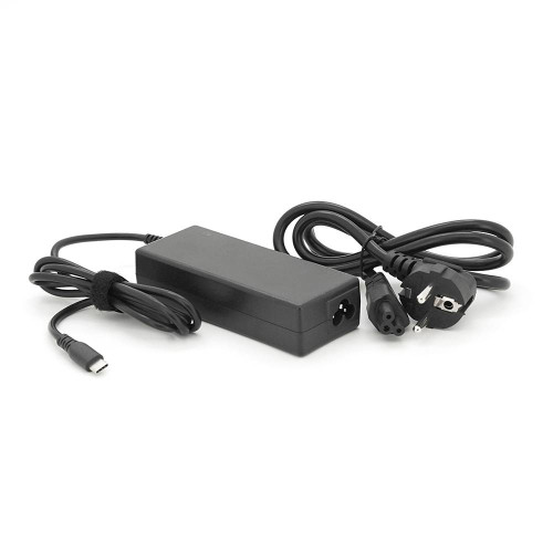 Блок живлення MERLION для ноутбука DELL 90W штекер Type-C, довжина 0,9м + кабель живлення