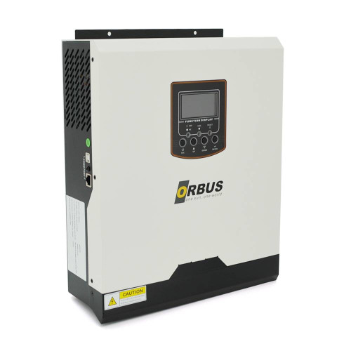 Гібридний інвертор ORBUS VP3000-24, 3000W, 24V, струм заряду0-70A, 160-275V, ШIM-контролер (50А, 80 Vdc)