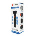 Ліхтар ручний Bailong BL-826, 1LED, OSL LED, 3W, 3 режими, вбудований АКБ/2000mah, Black, IP44, кабель USB-micro, 260х82х36мм, BOX