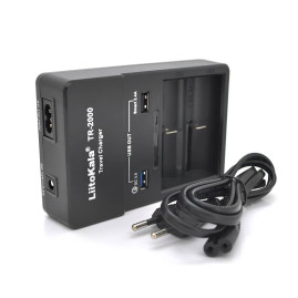 ЗУ універсальне Liitokala Lii TR-2000 + USB1-QC 3.0, USB2-5V 2.4A