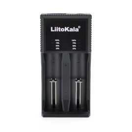 ЗП універсальний Liitokala Lii-PL2, 2 канали, LCD дисплей, підтримує Li-ion, Ni-MH і Ni-Cd AA (R6), ААA (R03), AAAA, С (R14)