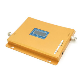Підсилювач GSM306-3G-4G 900/1800/2100МГц. Підсилювач тридіапазонний (1000-2000м.кв). Gold