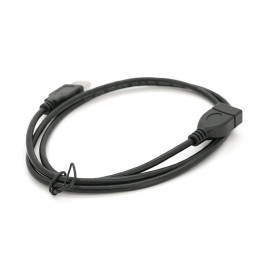 Подовжувач USB 2.0 AM/AF, 1,0m, чорний Q250