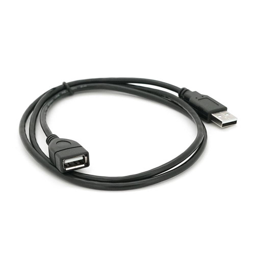 Подовжувач USB 2.0 AM/AF, 1,0m, чорний Q250
