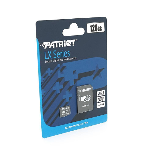 Карта пам'яті Patriot LX microSDHC Class 10 UHS-I, 128GB