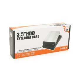 Карман , 3,5 "алюмінієвий корпус, інтерфейс USB2.0 SATA, Black
