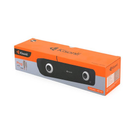 Колонки 2.0 Kisonli i-610, для ПК і ноутбука, USB + 3.5mm, 2x3W, 20Hz- 20KHz, Black, BOX, Q60