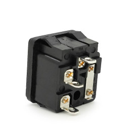 Триконтактний роз'єм AC02 тато, 250V, 10A, під викруткову збірку, Q200