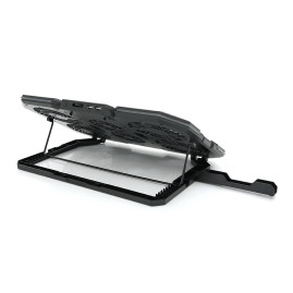 Підставка для ноутбука IceCoorel N6, 14-18", 4*95mm 1200±10% RPM + 2*70mm 2500±10 %RPM, 2xUSB2.0 + підставка для мобільного телефону
