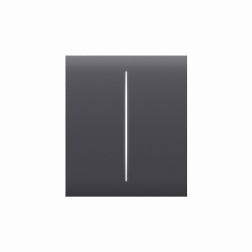Центральна кнопка для двоклавішного вимикача Ajax CenterButton (2-gang) graphite