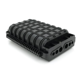 Муфта оптична Merlion ML-OP-F005-24C, герметична, 6 вводів, до 4-х касет, до 24 зварок, матеріал PP/PC