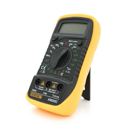 Мультиметр ANENG AN8205C, вимірювання: V, A, R, T, функція hFE