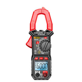 Токові кліщі ANENG PN103 Вимірювання: V (AC/DC), A (AC/DC), Ω, C, Hz (NCV, True RMS). Функції: Data Hold, продзвонювання, тест діодів, автовимкнення. (SP)