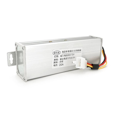 Перетворювач напруги для електротранспорту KY-3720A DC/DC, 36-72V, DC: 12V 20A, 240W