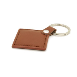 Безконтактний брелок IC MIFARE 13,56 МГц(MF-Leather ) у шкіряному чохлі, колір червоний