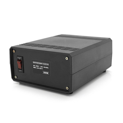 Перетворювач напруги понижуючий MERLION PN-500, Input 220 V/Output 110V, 500W, трансформаторний