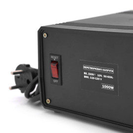 Перетворювач напруги понижуючий MERLION PN-1000, Input 220 V/Output 110V, 1000W, трансформаторний