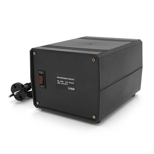 Перетворювач напруги понижуючий MERLION PN-1700, Input 220 V/Output 110V, 1700W, трансформаторний