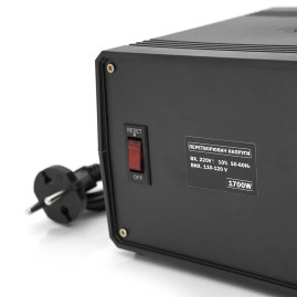 Перетворювач напруги понижуючий MERLION PN-1700, Input 220 V/Output 110V, 1700W, трансформаторний