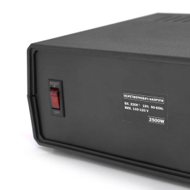 Перетворювач напруги понижуючий MERLION PN-2500, Input 220 V/Output 110V, 2500W, трансформаторний