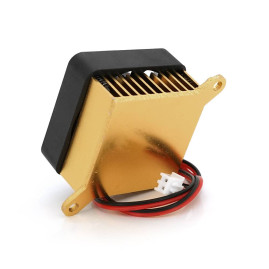 Кулер Caizhu-Fan 4010, 40x40x10mm + радіатор, 12V/0.05A, 2-pin, Black, OEM