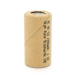 Акумуляторна батарея для шуруповерта Ni-Cd SC1500mAh 1.2V, 10C, 23x43 mm